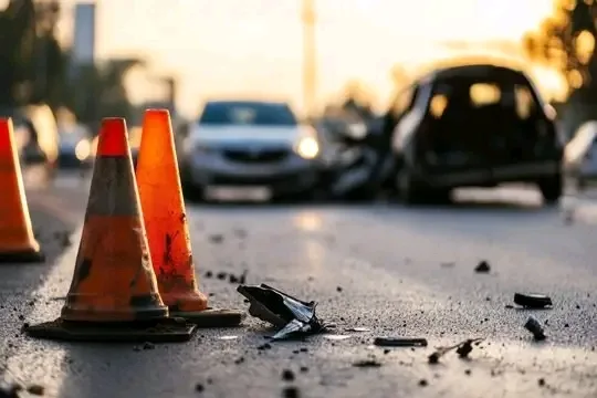 Emergency services respond to vehicle collision near Zojila Pass