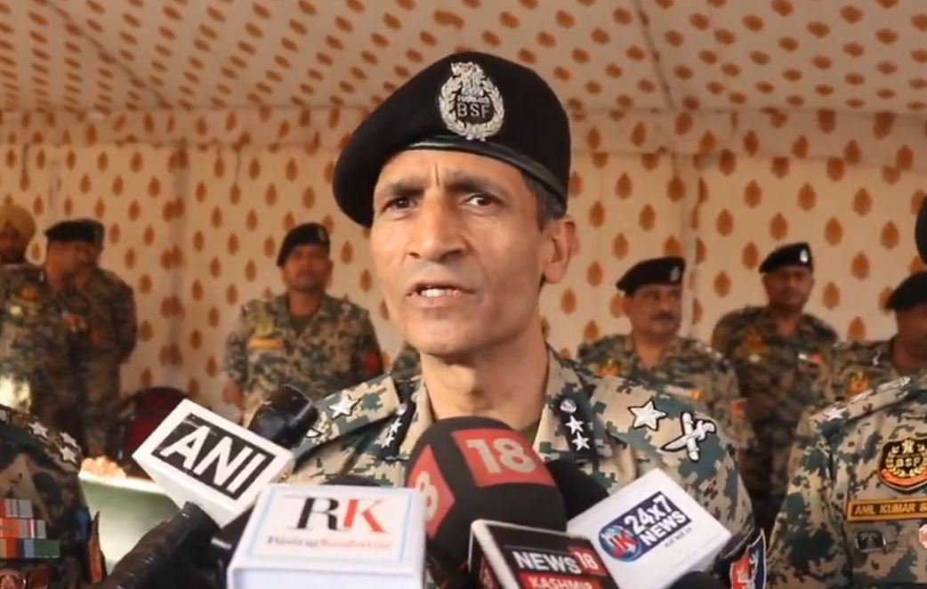 BSF on high alert at the Line of Control with surveillance equipment.