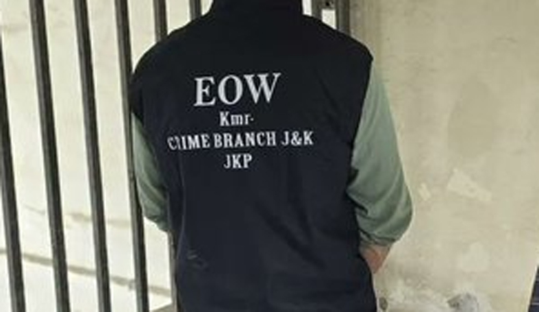 Crime Branch Kashmir house searches in Srinagar and Budgam