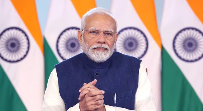 PM Modi addresses crowd at 'Make in India' anniversary event