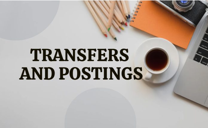 Transfer of CEOs in Jammu and Kashmir School Education Department