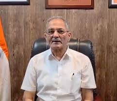 Kavinder Gupta during a security review meeting in Ladakh